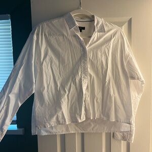 J. Crew cropped button down